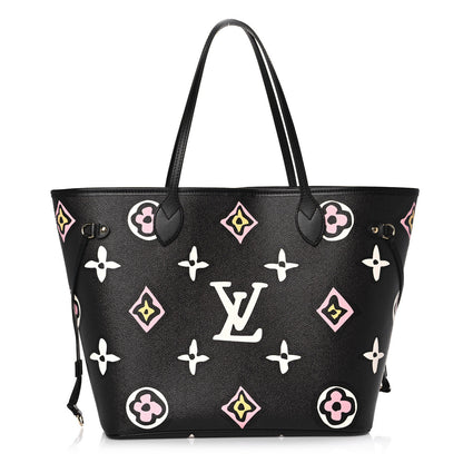 Louis Vuitton Monogram Giant Wild At Heart Neverfull MM Black 1 of 10