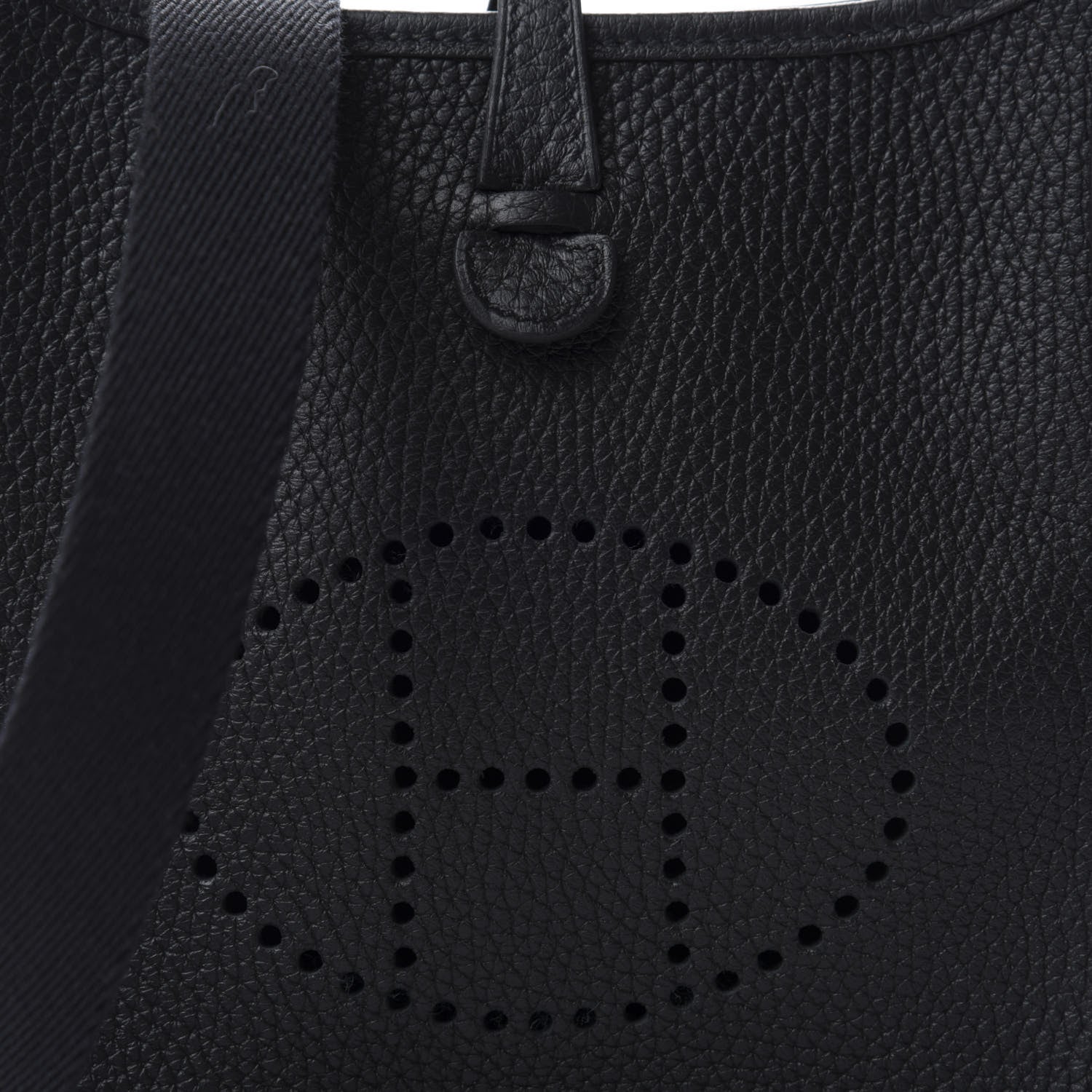 Hermes Taurillon Clemence Evelyne TPM Black 10 of 11