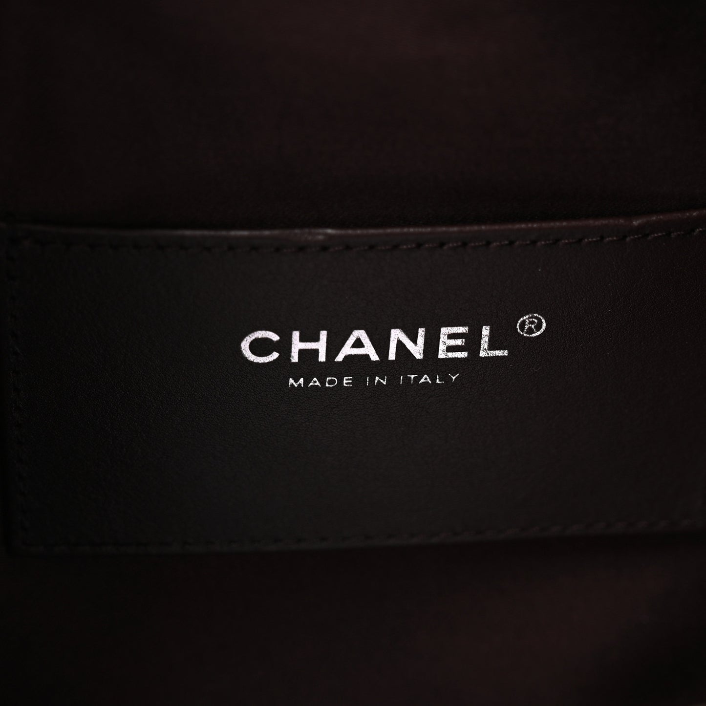 Shiny Crumpled Calfskin Quilted Small Chanel 25 Handbag Dark Brown