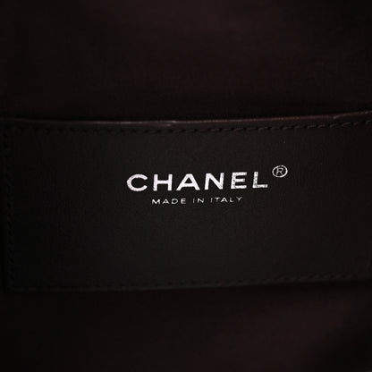 Chanel Shiny Crumpled Calfskin Quilted Small Chanel 25 Handbag Dark Brown 6 of 10