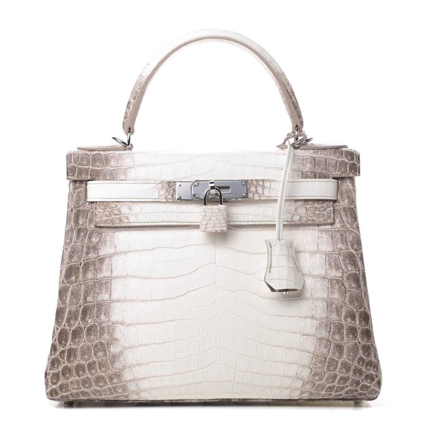 Matte Niloticus Crocodile Himalaya Kelly Retourne 28 White