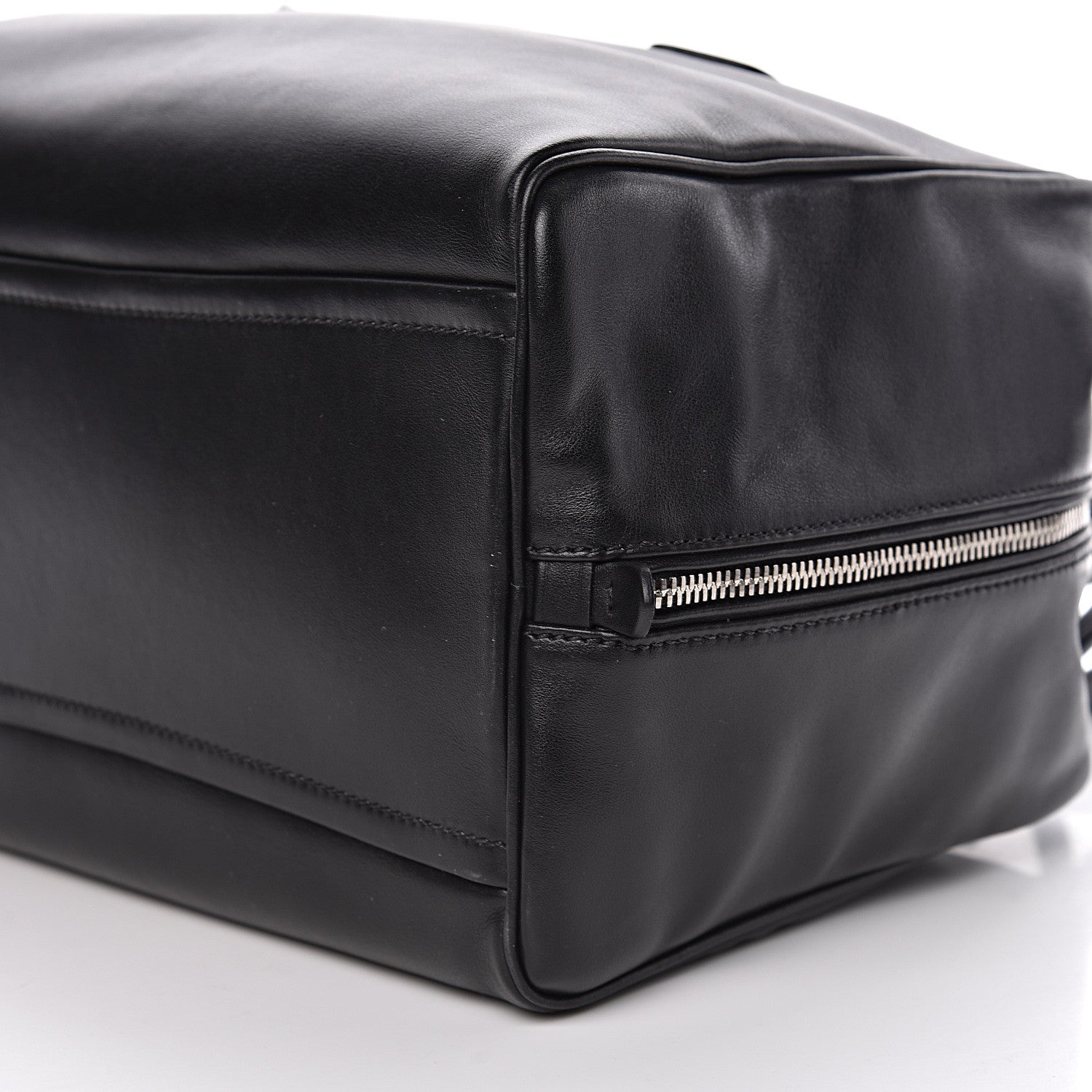 Prada Soft Calf Large Inside Tote Black Mughetto 8 of 9