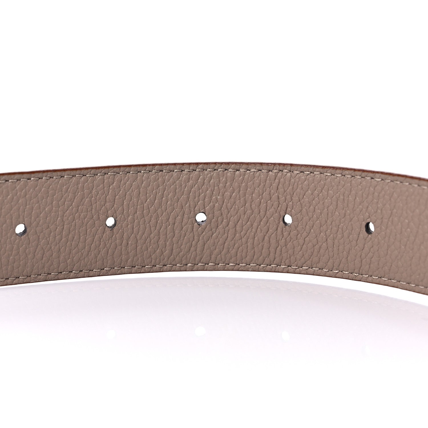 Louis Vuitton Monogram Calfskin 30mm LV Initiales Reversible Belt 90 36 Beige 4 of 5