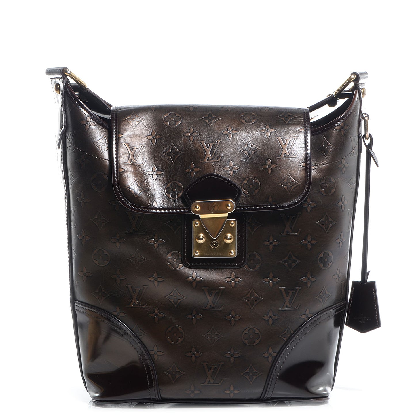 Monogram Embossed Sergent GM Bronze