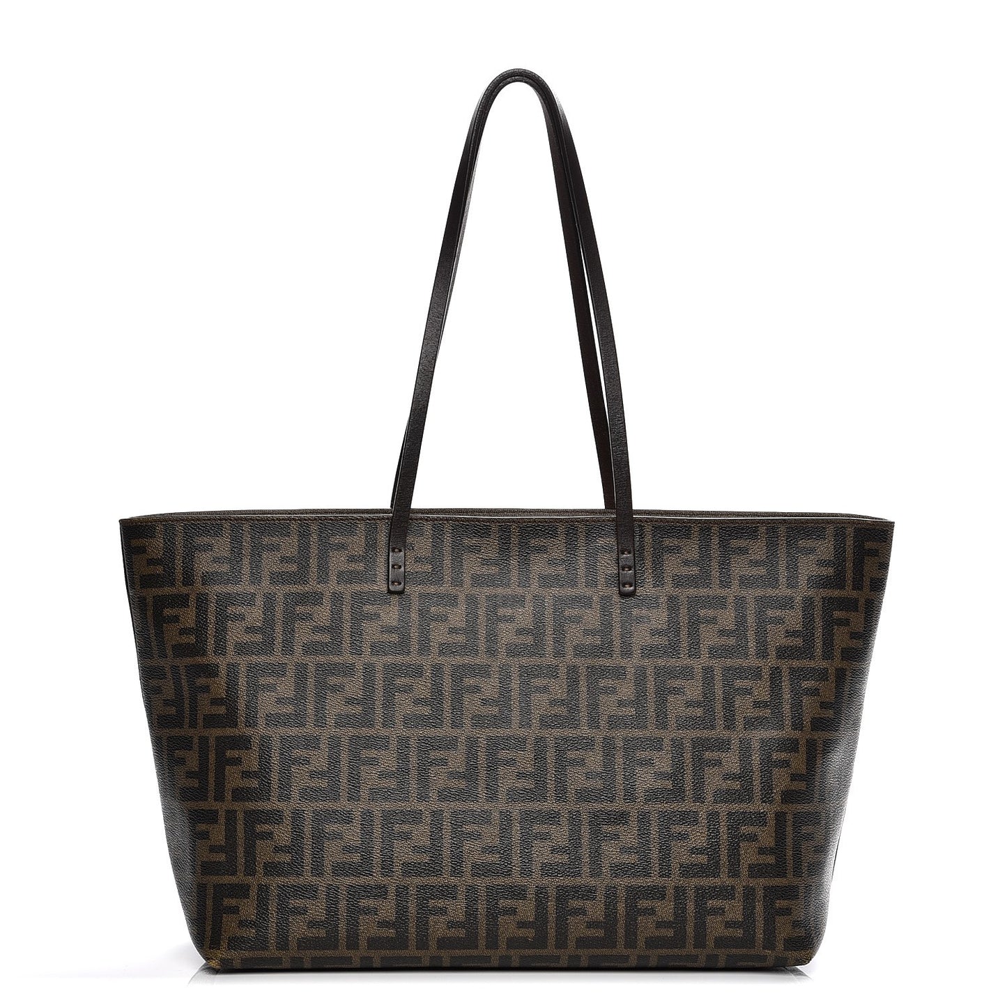 Zucca Spalmati Medium Roll Tote Tobacco Moro