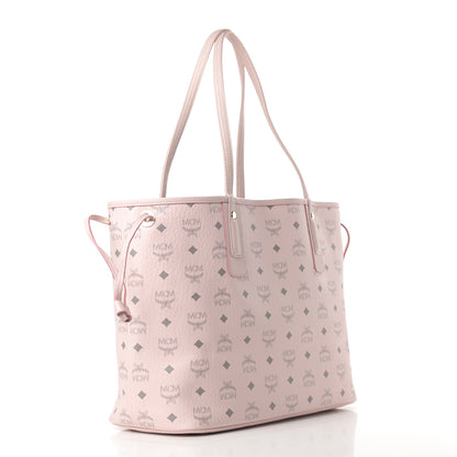 MCM Visetos Medium Liz Reversible Shopper Tote Powder Pink 5 of 16