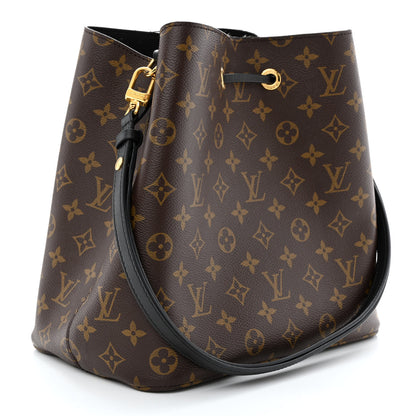 Louis Vuitton Monogram Neonoe MM Black 3 of 11