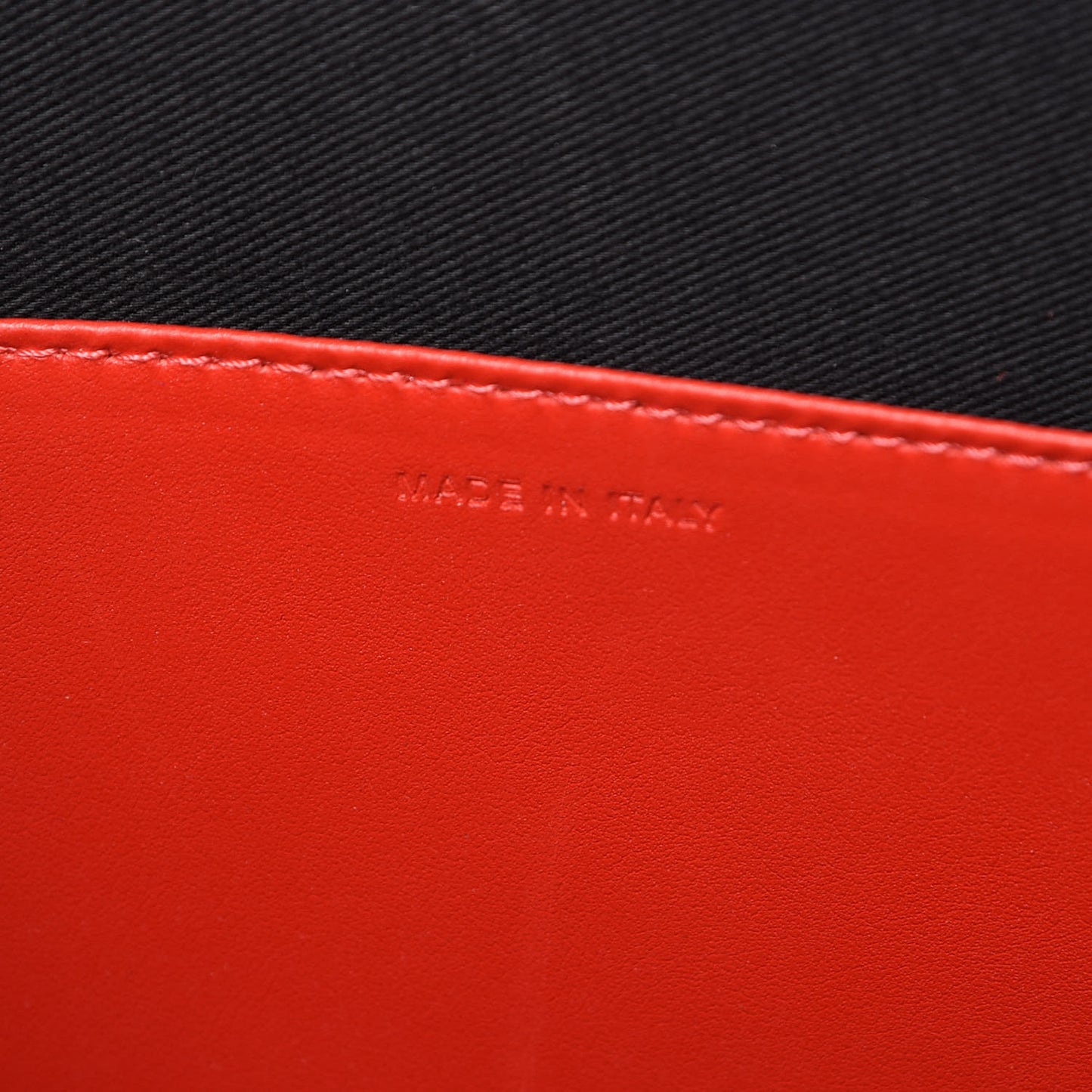Calfskin Spiked Large Trictrac Portfolio Bag Black