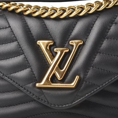 Louis Vuitton Calfskin New Wave Chain PM Black 10 of 11