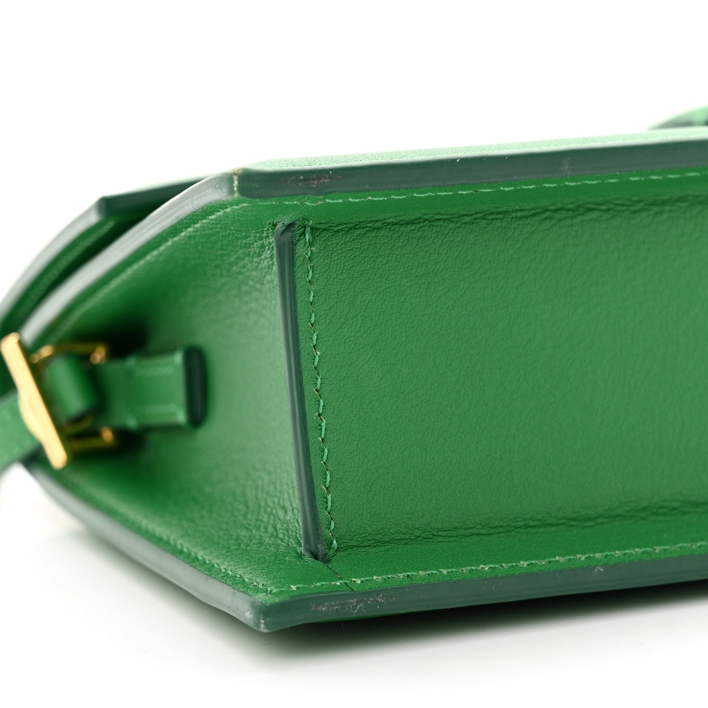 Smooth Calfskin Le Bambino Long Green