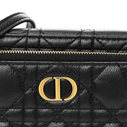 Christian Dior Supple Calfskin Caro Double Pouch Black 9 of 12