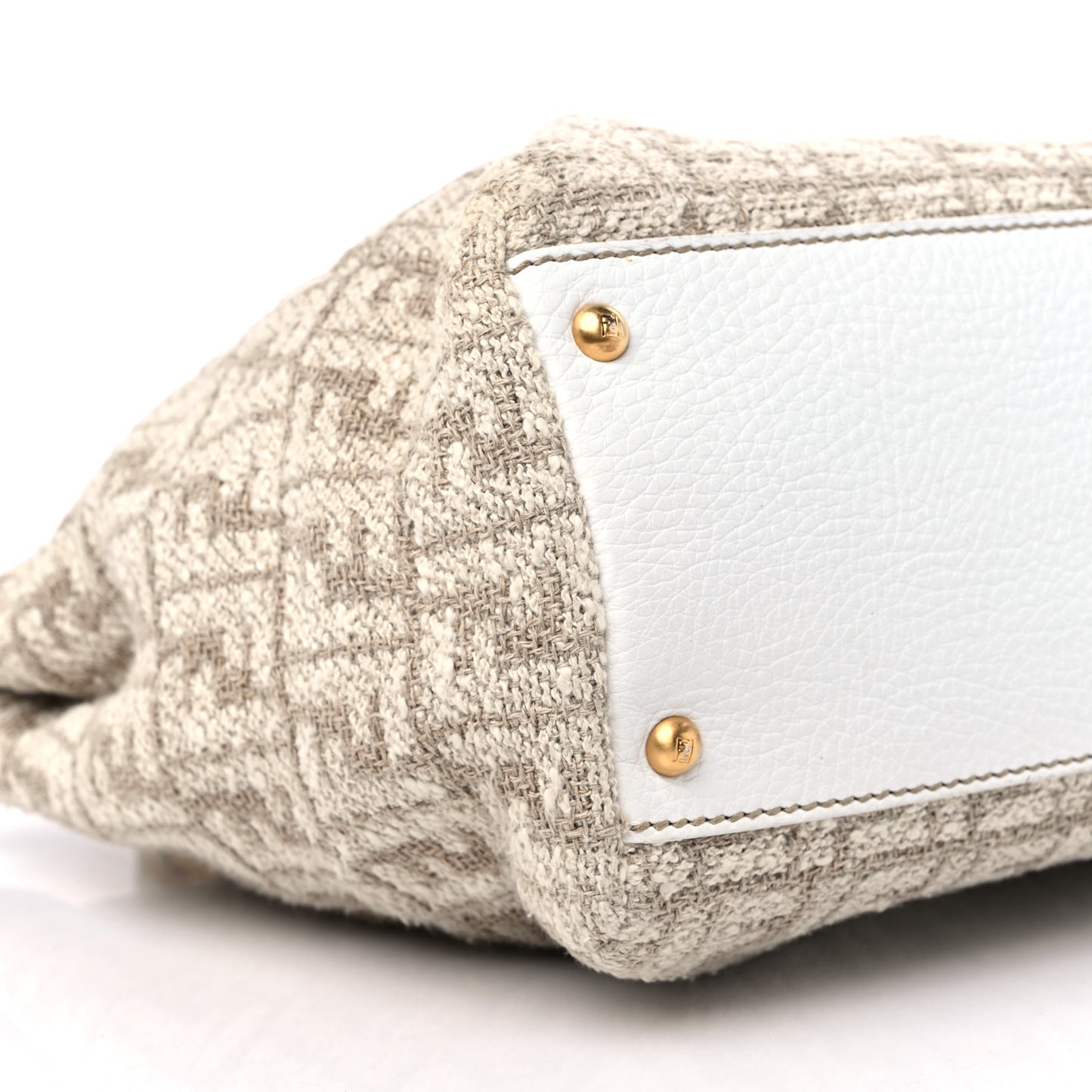 Corda Zucca Large Peekaboo Iconic Satchel White
