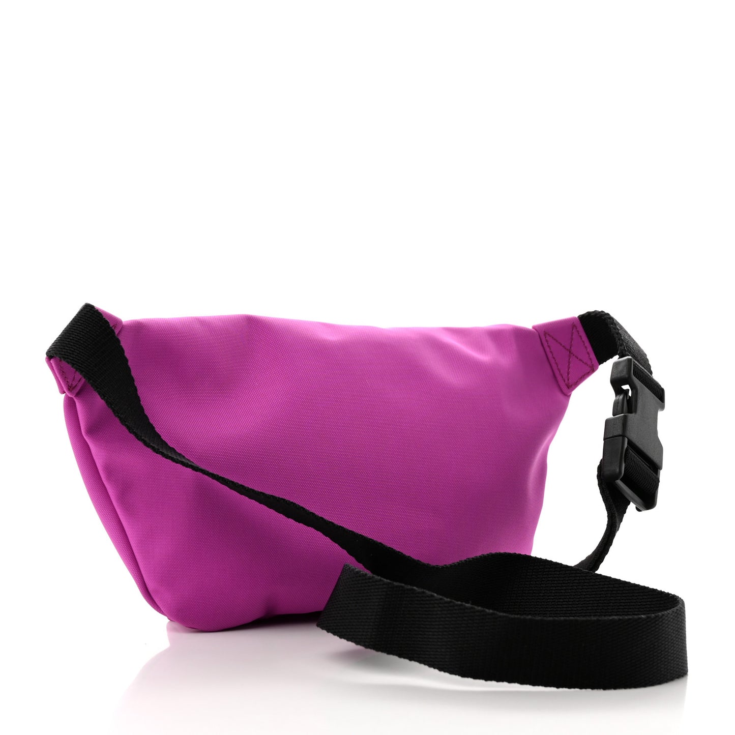 Sport Nylon Logo Embroidered Small Wheel Beltpack Fuchsia Black
