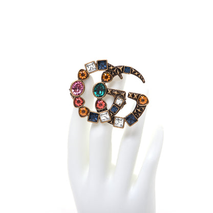 Gucci Crystal Double G Ring S Multicolor 2 of 5
