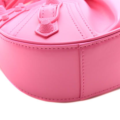 Balenciaga Smooth Calfskin Monochrome Le Cagole Shoulder Bag XS Hot Pink 9 of 10