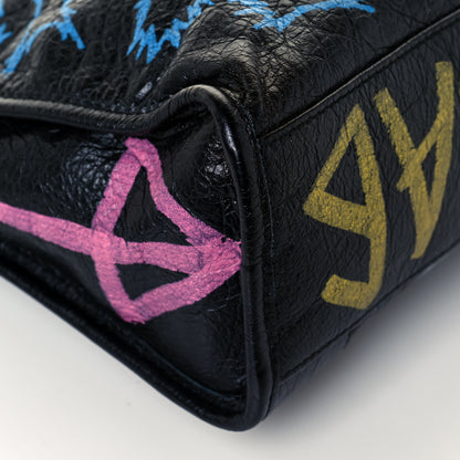Balenciaga Agneau Graffiti All Over Classic Hardware S City Black Multicolor 11 of 12