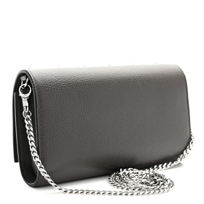 Christian Louboutin Calfskin Spikes Loubinthesky Paloma Clutch Rocket 3 of 9