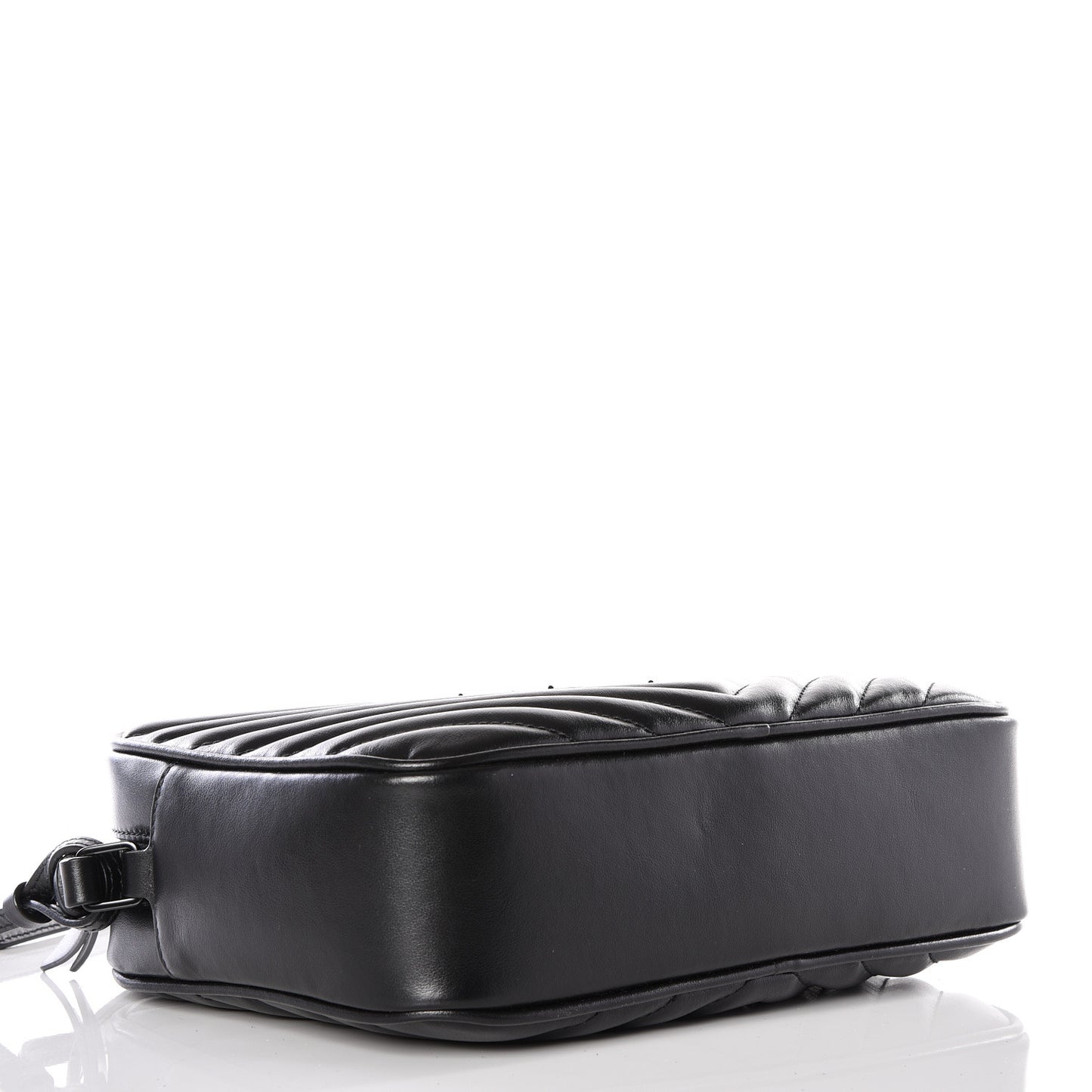 Calfskin Matelasse Monogram Lou Camera Bag Black
