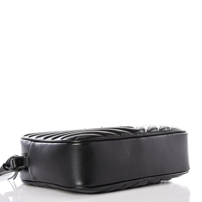 Saint Laurent Calfskin Matelasse Monogram Lou Camera Bag Black 3 of 10
