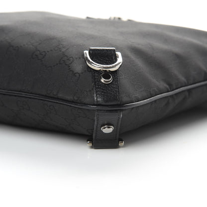 Gucci Monogram Abbey Messenger Bag Black 10 of 13