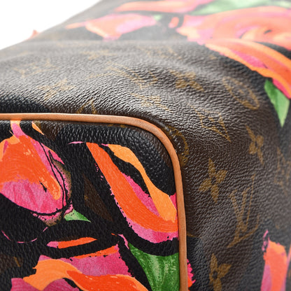 Louis Vuitton Monogram Roses Speedy 30 10 of 13