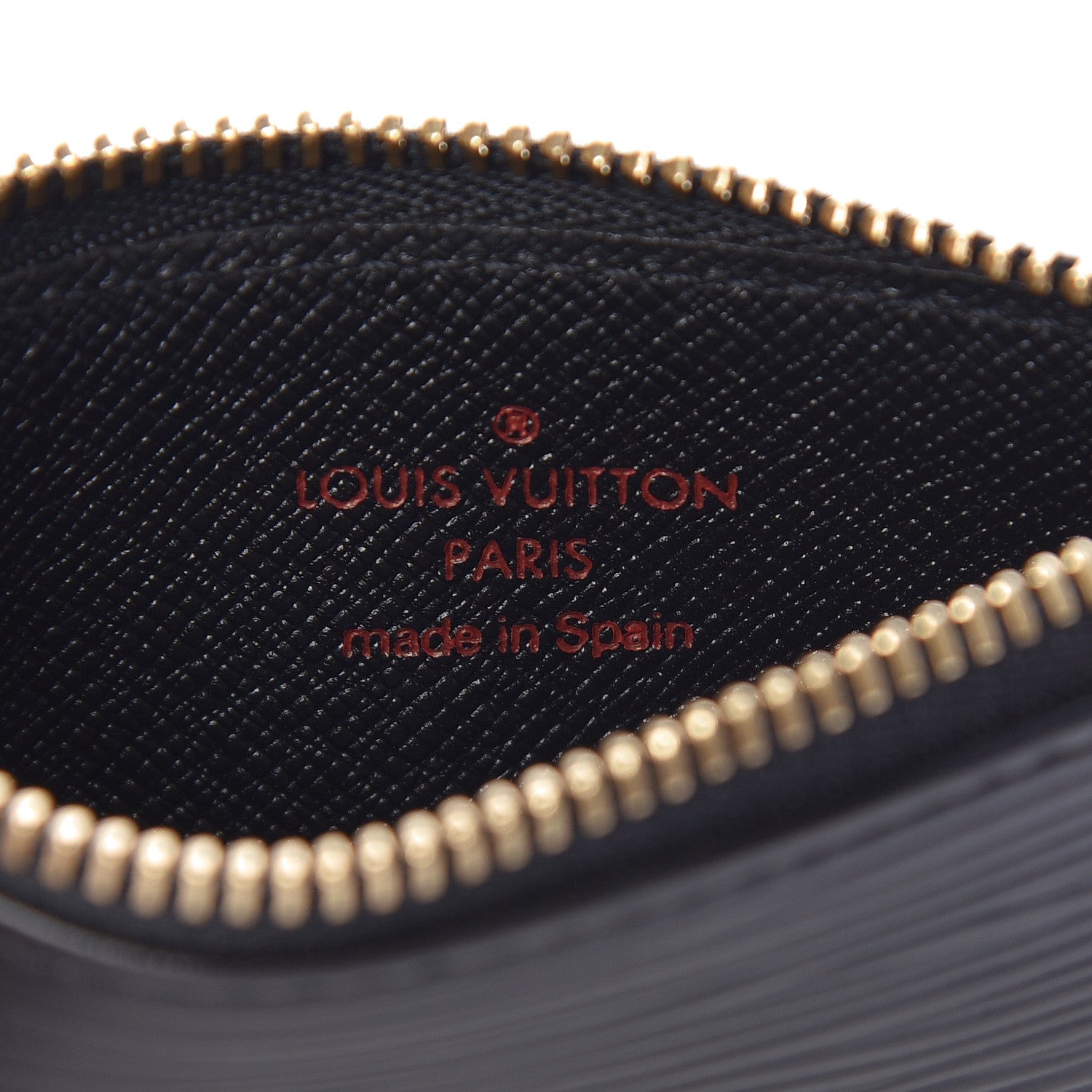 Louis Vuitton Epi Key Pouch Black 6 of 6