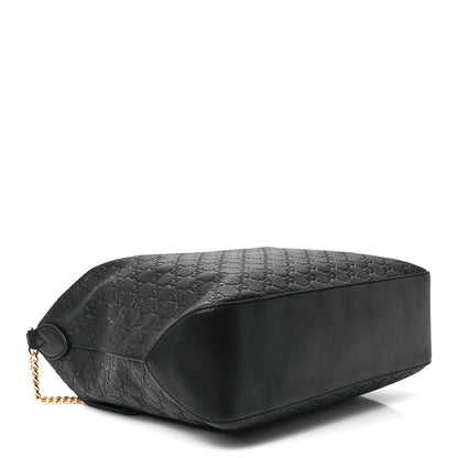 Gucci Guccissima Signature Large Linea A Hobo Black 4 of 12
