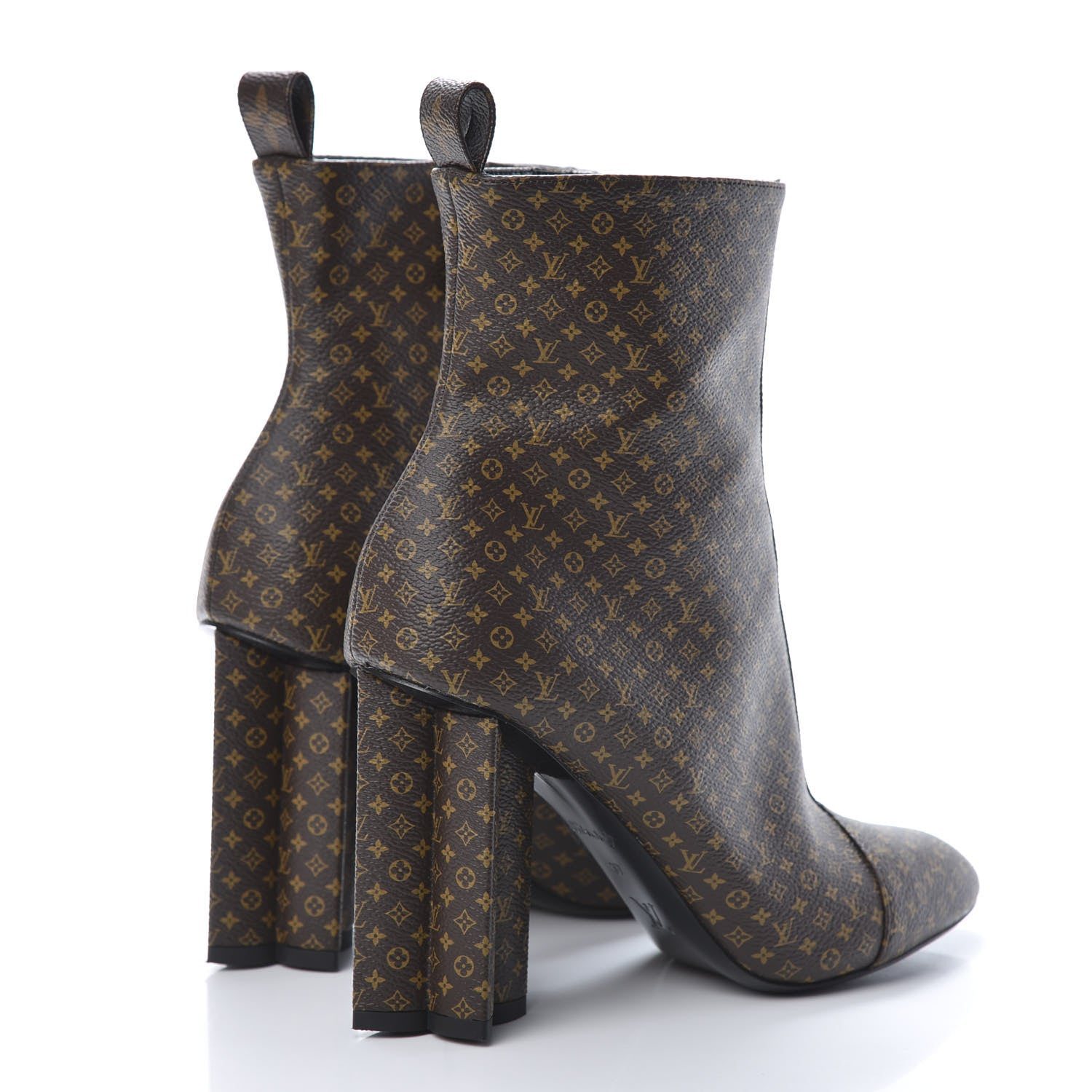 Louis Vuitton Nano Monogram Silhouette Ankle Boots 37 4 of 11