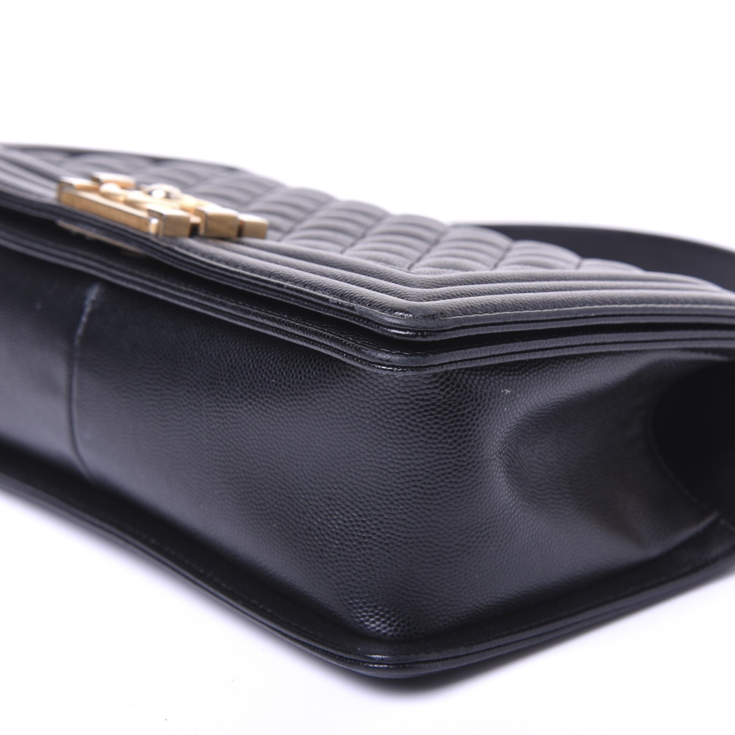 Chanel Caviar Quilted Medium Boy Flap Black 7 of 19