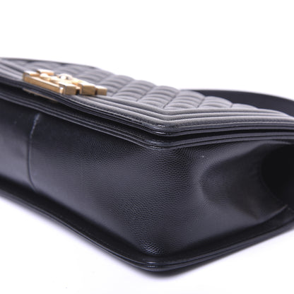 Chanel Caviar Quilted Medium Boy Flap Black 7 of 19