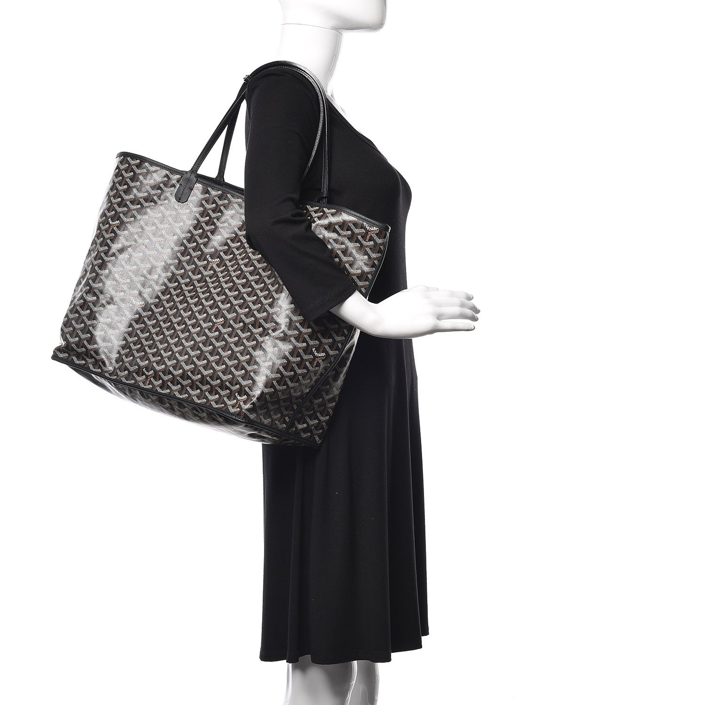 Goyardine Reversible Anjou GM Black