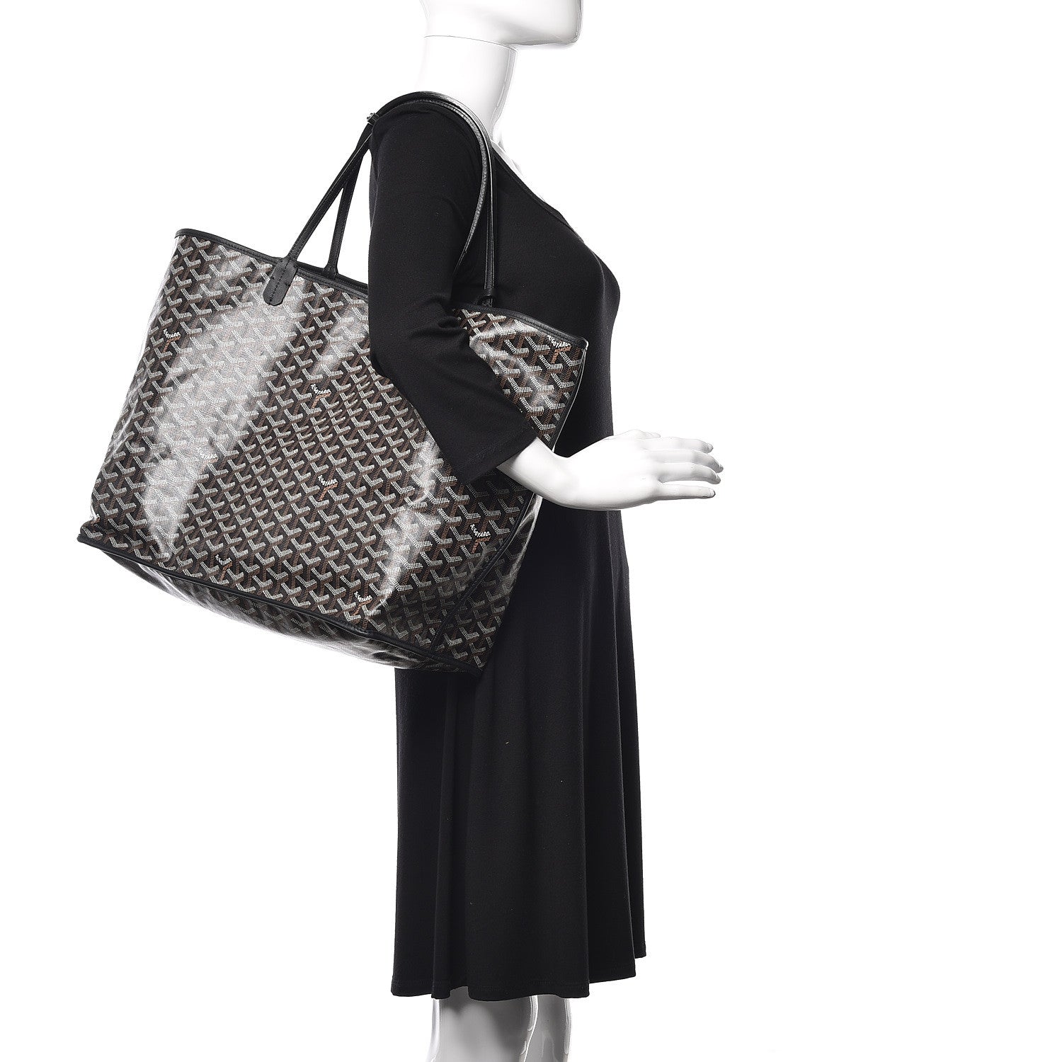 Goyard Goyardine Reversible Anjou GM Black 2 of 13