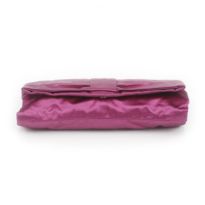 Prada Satin Bow Clutch 3 of 9