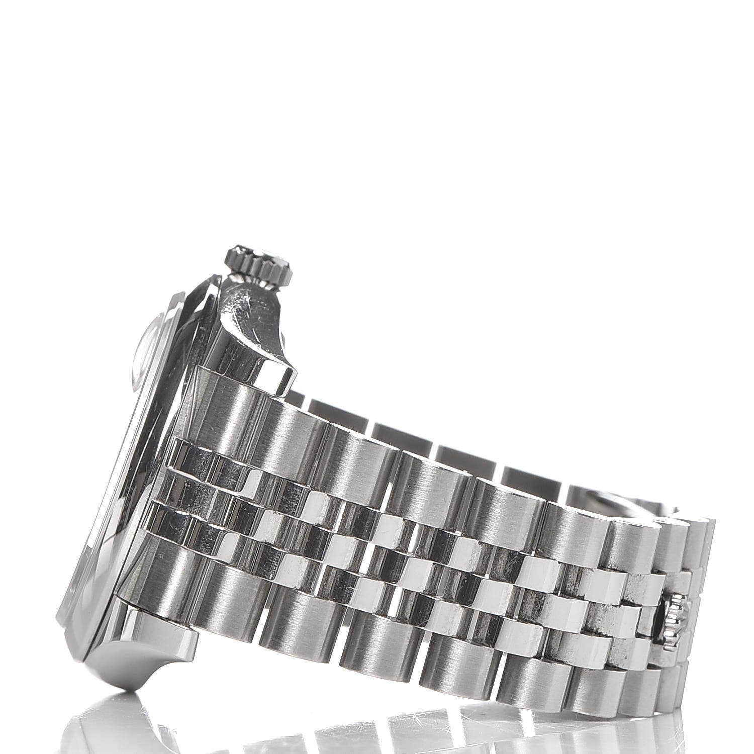 Rolex Stainless Steel 36mm Oyster Perpetual Datejust Watch Pink Flowers 116200 3 of 8