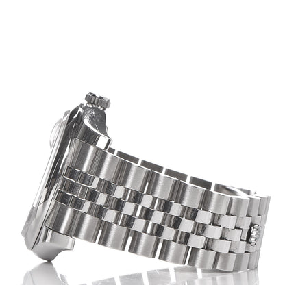 Rolex Stainless Steel 36mm Oyster Perpetual Datejust Watch Pink Flowers 116200 3 of 8