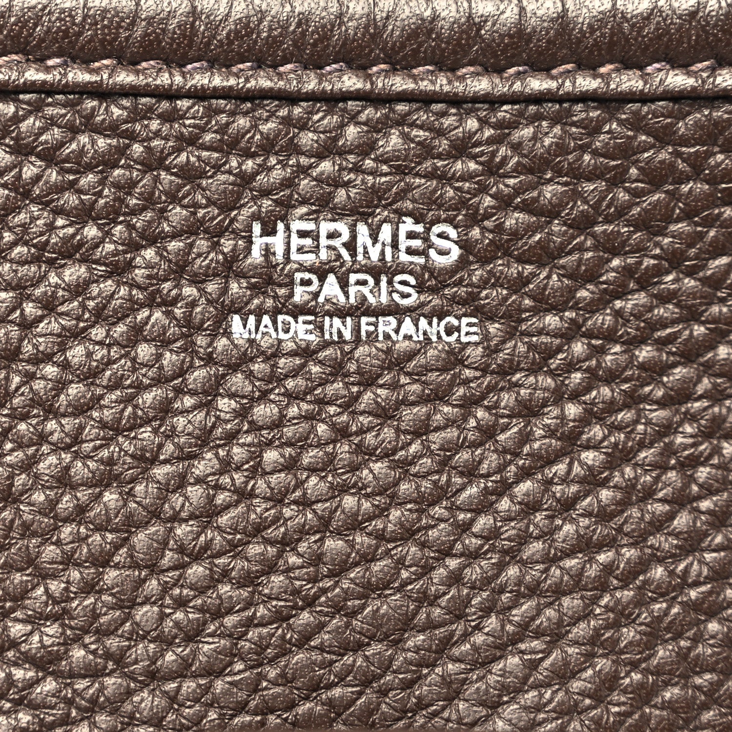 Hermes Taurillon Clemence Evelyne III GM Cocoa 6 of 11