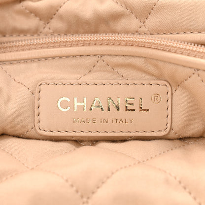 Chanel Calfskin Quilted Chanel 22 Backpack White Black 6 of 12