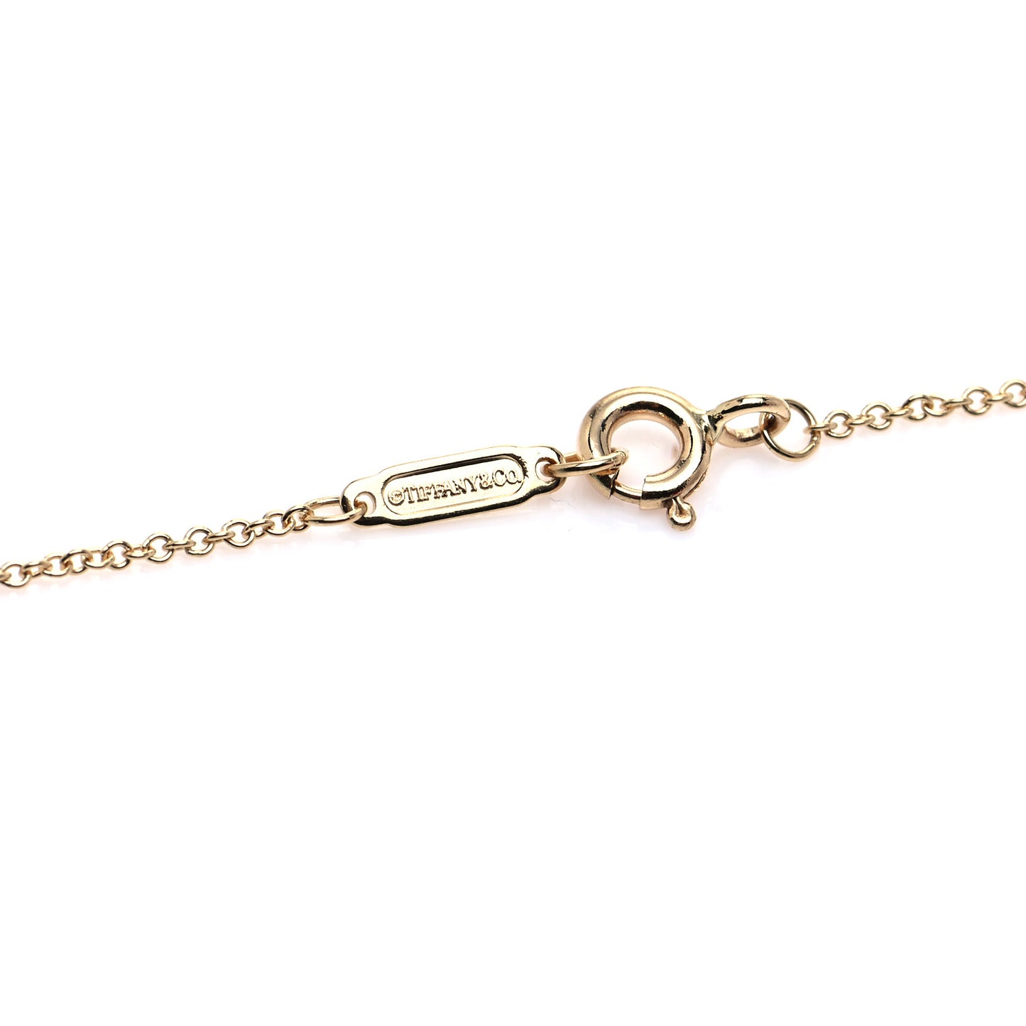 18K Yellow Gold 1837 Interlocking Circles Pendant Necklace