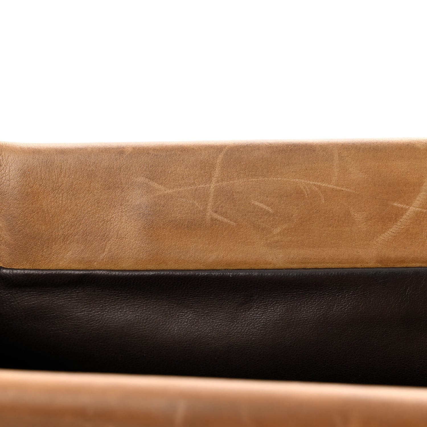 The Row Saddle Calfskin Sienna Shoulder Bag Camel 12 of 17