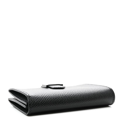 Hermes Epsom Monochrome Bearn Card Holder Wallet Black 4 of 8