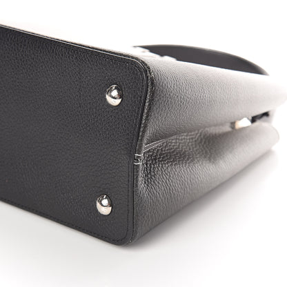 Louis Vuitton Taurillon Capucines MM Cloudy Black 9 of 10