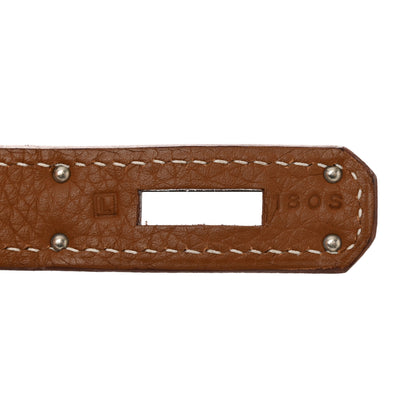Hermes Taurillon Clemence Kelly Retourne 35 Gold 7 of 19
