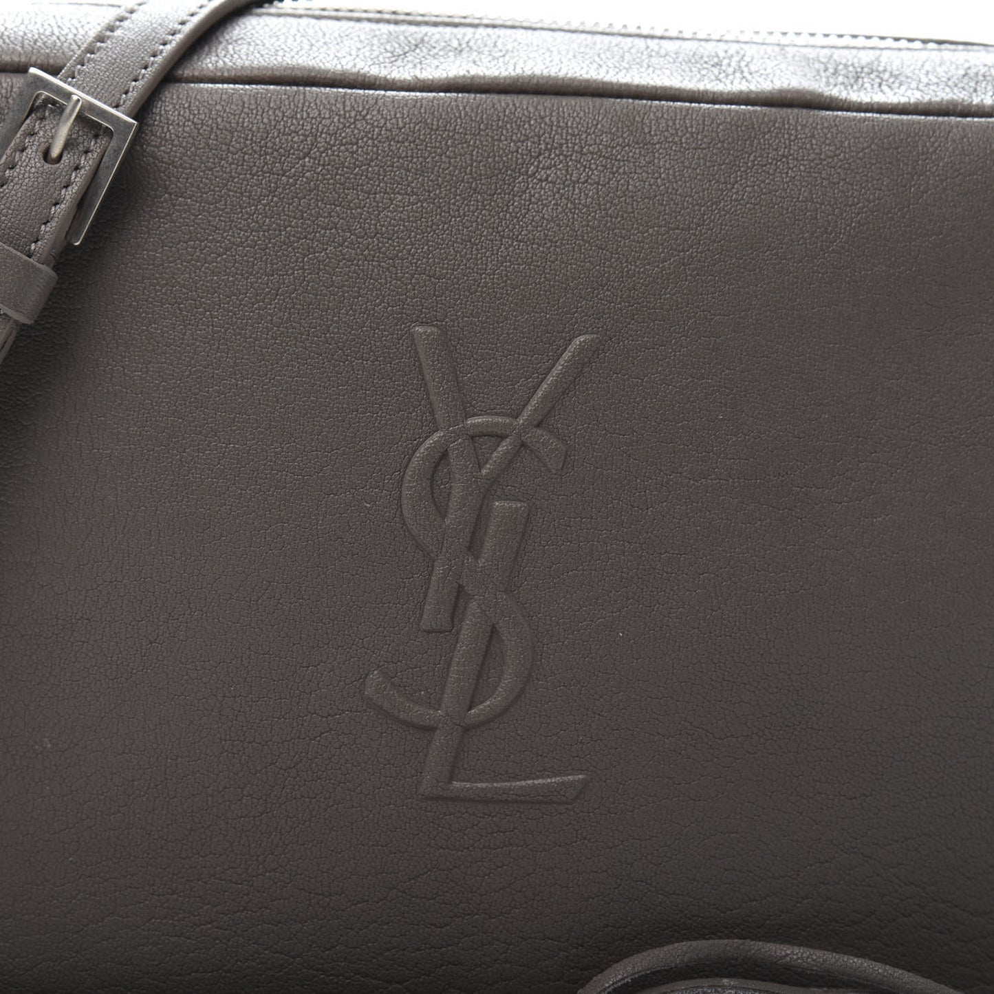 Lambskin Monogram Small Lou Camera Bag Fog
