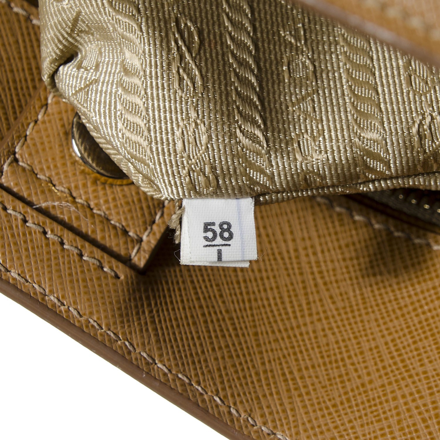 Prada Saffiano Lux Large Tote Caramel 8 of 11