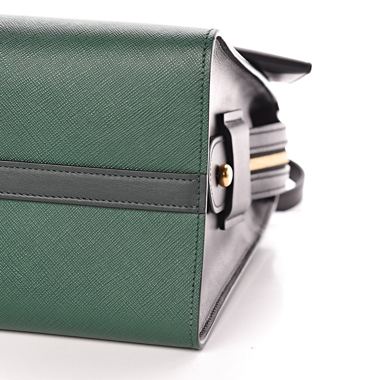 Saffiano City Calf Medium Esplanade Tote Biliardo Black