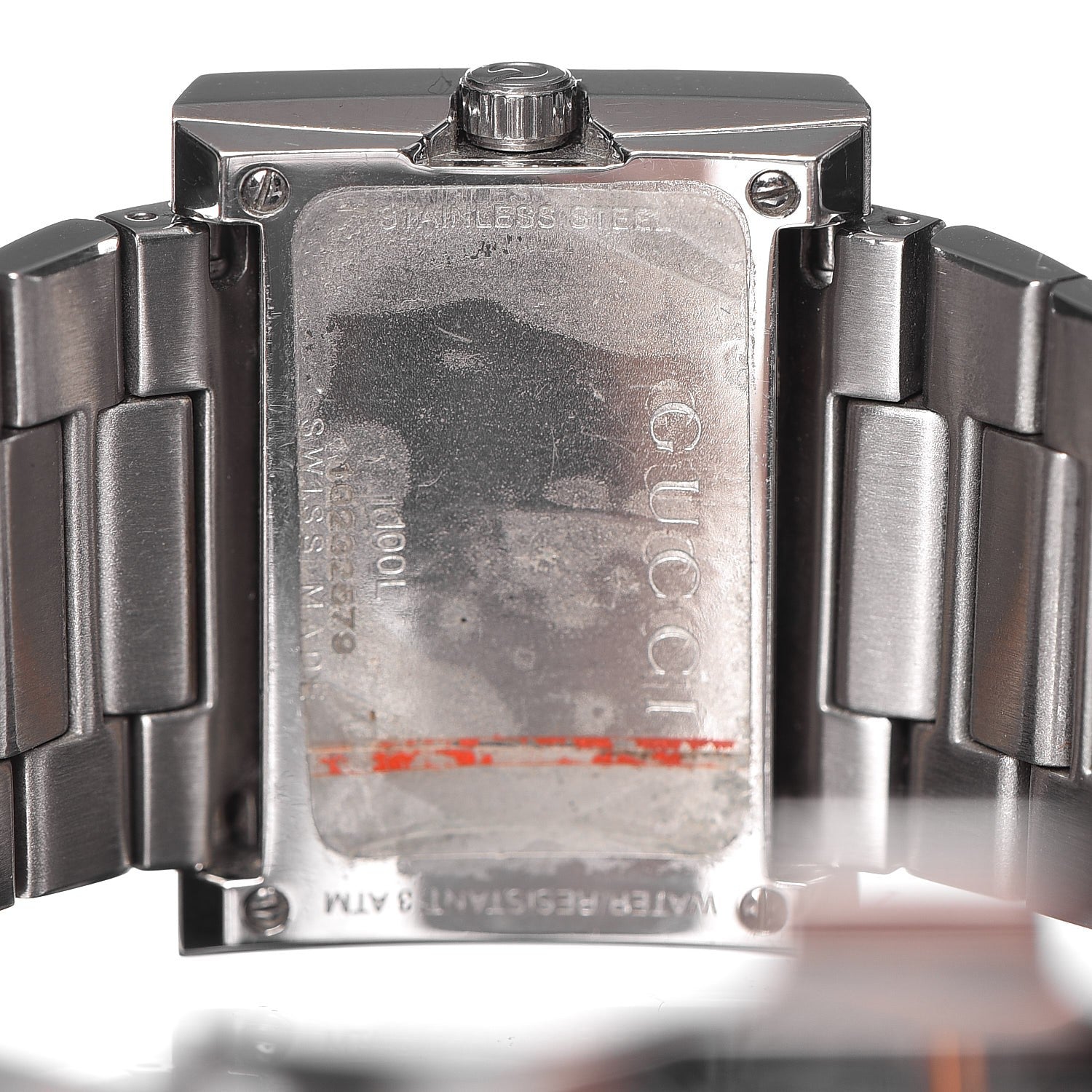 Gucci Stainless Steel Diamond Bezel Mother of Pearl 31mm 100L Quartz Watch 7 of 8