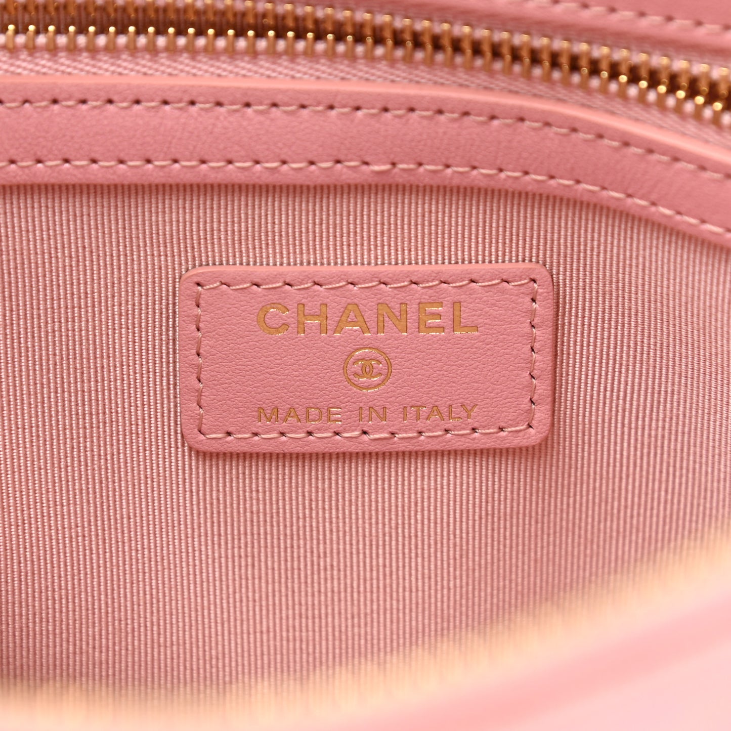 Iridescent Caviar Medium Night by the C Pouch Clutch Rose Pink
