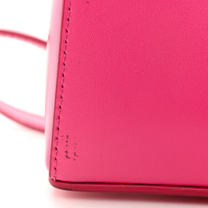 Givenchy Box Calfskin Mini Cut Out Shoulder Bag Neon Pink 14 of 18