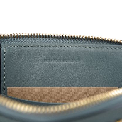 Burberry Haymarket Check Derby Peyton Crossbody Clutch Bag Eucalyptus Green 6 of 6