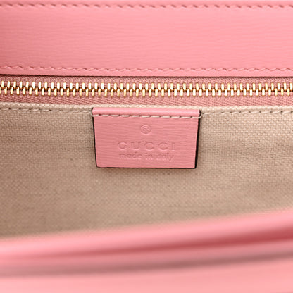 Gucci Azalea Calfskin Horsebit 1955 Shoulder Bag New Cherry Red Wild Rose 6 of 10